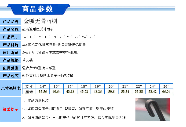 商品的參數  7