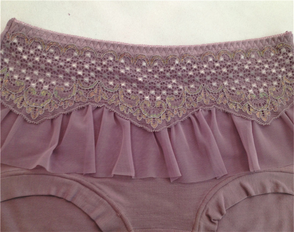 <em>内裤</em>-新款 女士<em>莫代尔中腰</em>大码<em>女内裤</em>批发 蕾丝