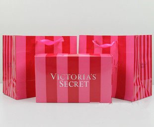 纸盒-漂亮文胸手拎袋 维多利亚的秘密品牌内衣