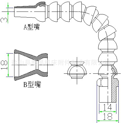 引流促销 批发2分圆嘴塑料冷却管/带开关万向冷却管规格全价最低