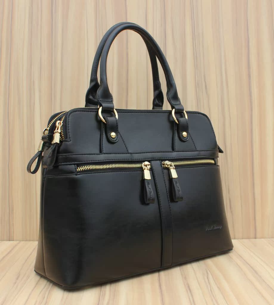 时尚休闲<em>女包</em>-冬季新款<em>保罗</em>丹尼<em>品牌女包</em>真皮