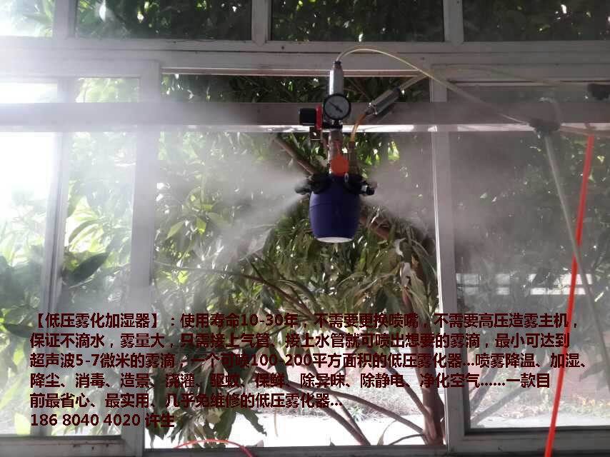 低压雾化加湿器 二流体加湿机 汽水混合加湿器 喷雾
