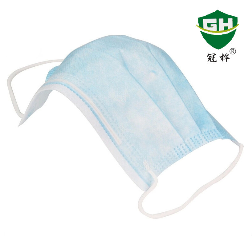 冠桦,一次性口罩三层无纺布过滤口罩,防尘口罩,防雾霭喷溶布加厚