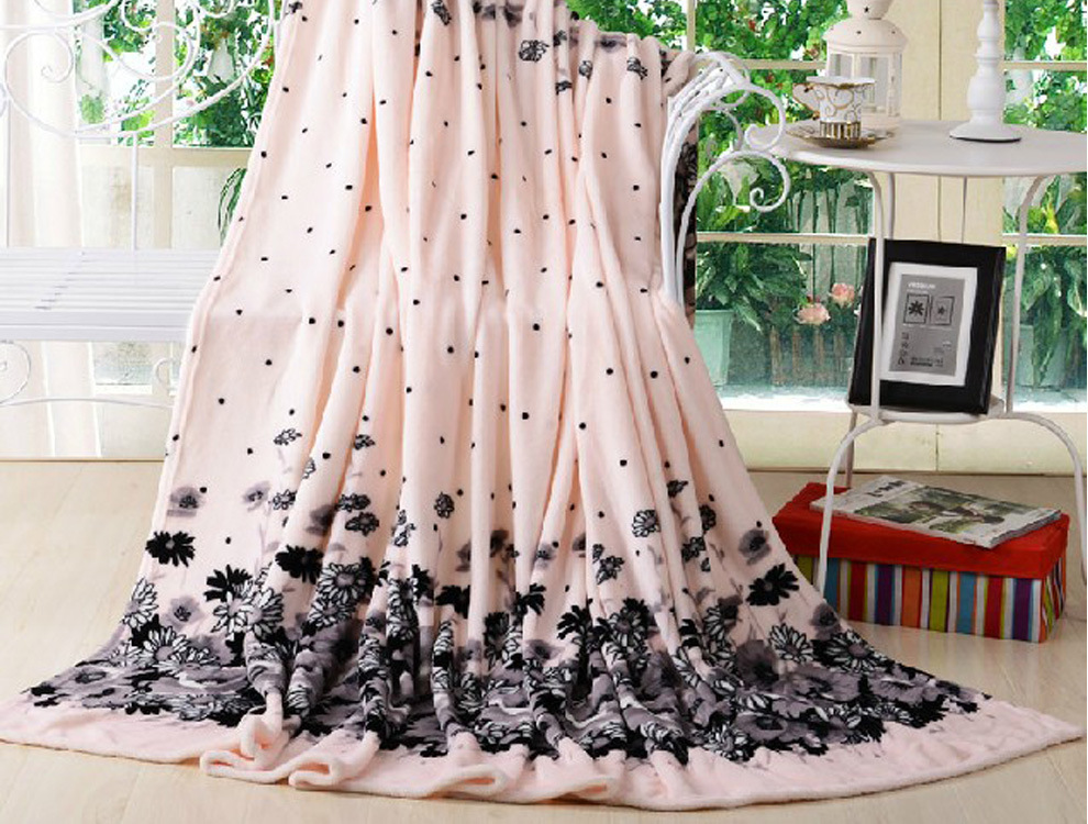 【低价供应 工厂直销 印花珊瑚绒毯】价格,厂家,图片,毛毯、绒毯、毛巾毯,绍兴市震欣针织有限公司-马可波罗网