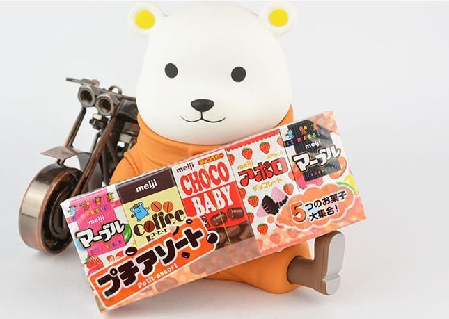 【日本进口零食 明治Meiji五宝巧克力豆5小盒迷