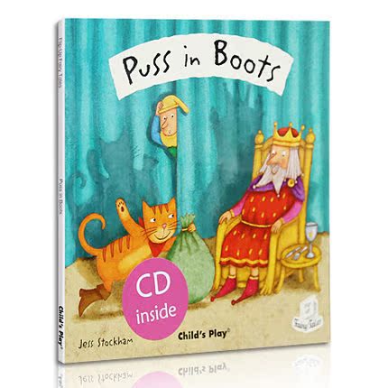 Puss in Boots 穿靴子的猫(Book& CD)(平装)英