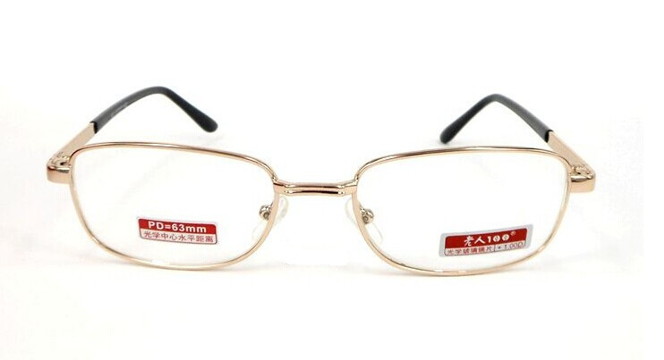 廠家直銷 老人100高檔超清晰光學(xué)玻璃老花鏡 男女抗疲勞814玻璃