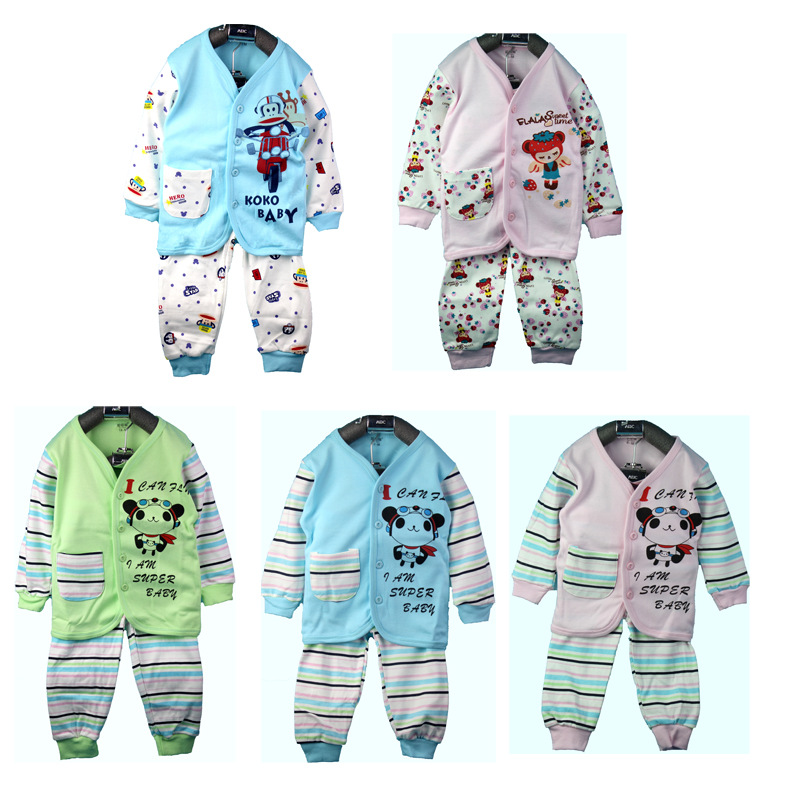 婴童<em>内衣</em>套装 儿童<em>开衫</em> 纯棉韩版叩叩娃正品 图