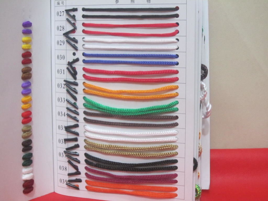 带、绳、线-纤耐包装 色卡 画册 文件夹 菜谱 单