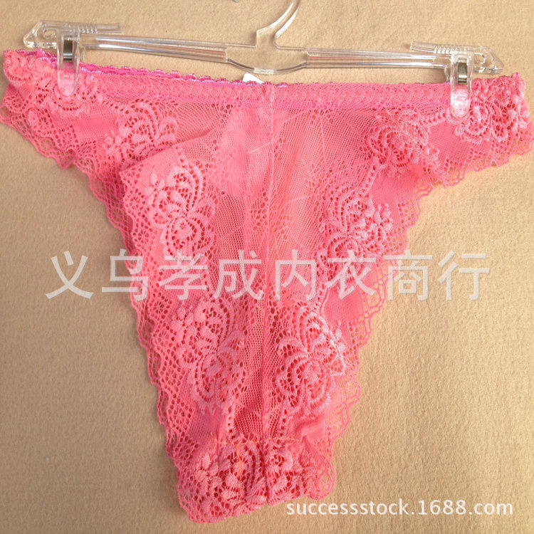 <em>内裤</em>-<em>1.5元</em>地摊<em>批发</em>库存廉价全蕾丝低腰绣花时