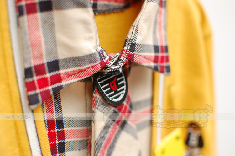 童针织衫-外贸欧美儿童<em>男童配</em>领带假<em>衬衫</em>式开