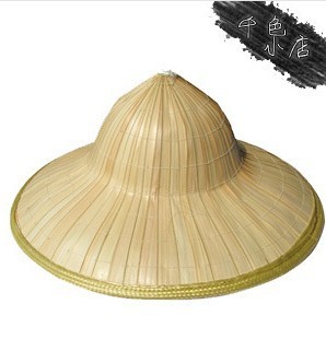 批发采购帽子-凯赢旭芳 农民斗笠 竹编草帽 舞