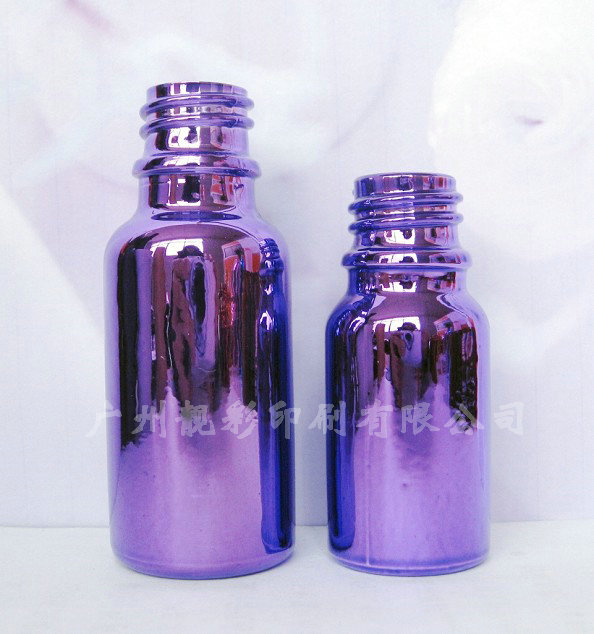 渡子金精油瓶 紫色精油瓶 高雅化妆品瓶 液体分装瓶