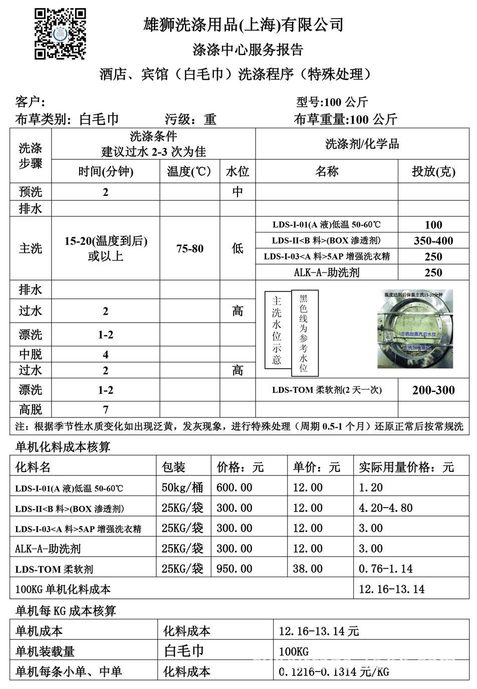 酒店毛巾特殊处理洗涤服务报告-10