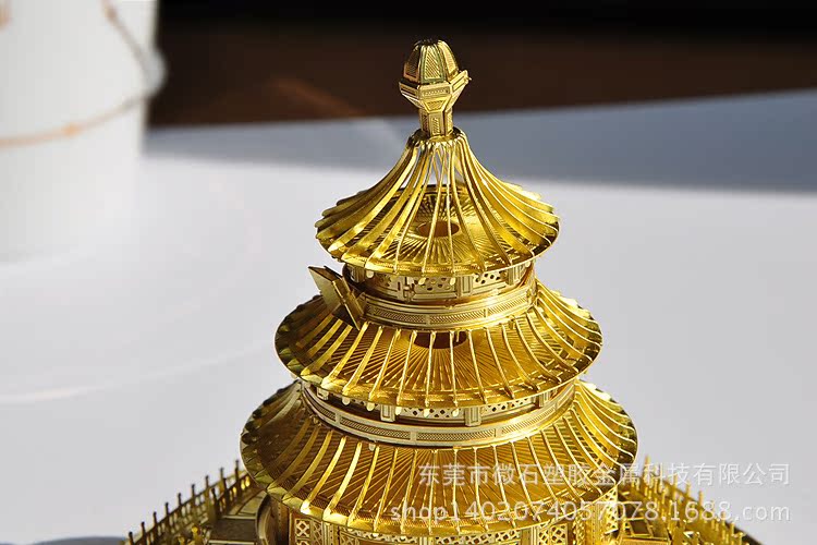 其他模型玩具-拼酷diy合金世界著名建筑模型天