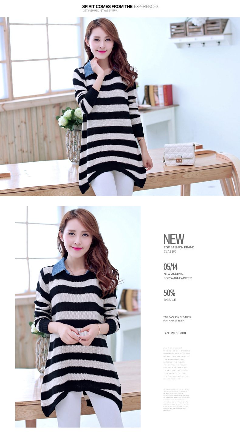 批发采购女式针织衫-2014<em>秋冬</em>新款韩版大码女