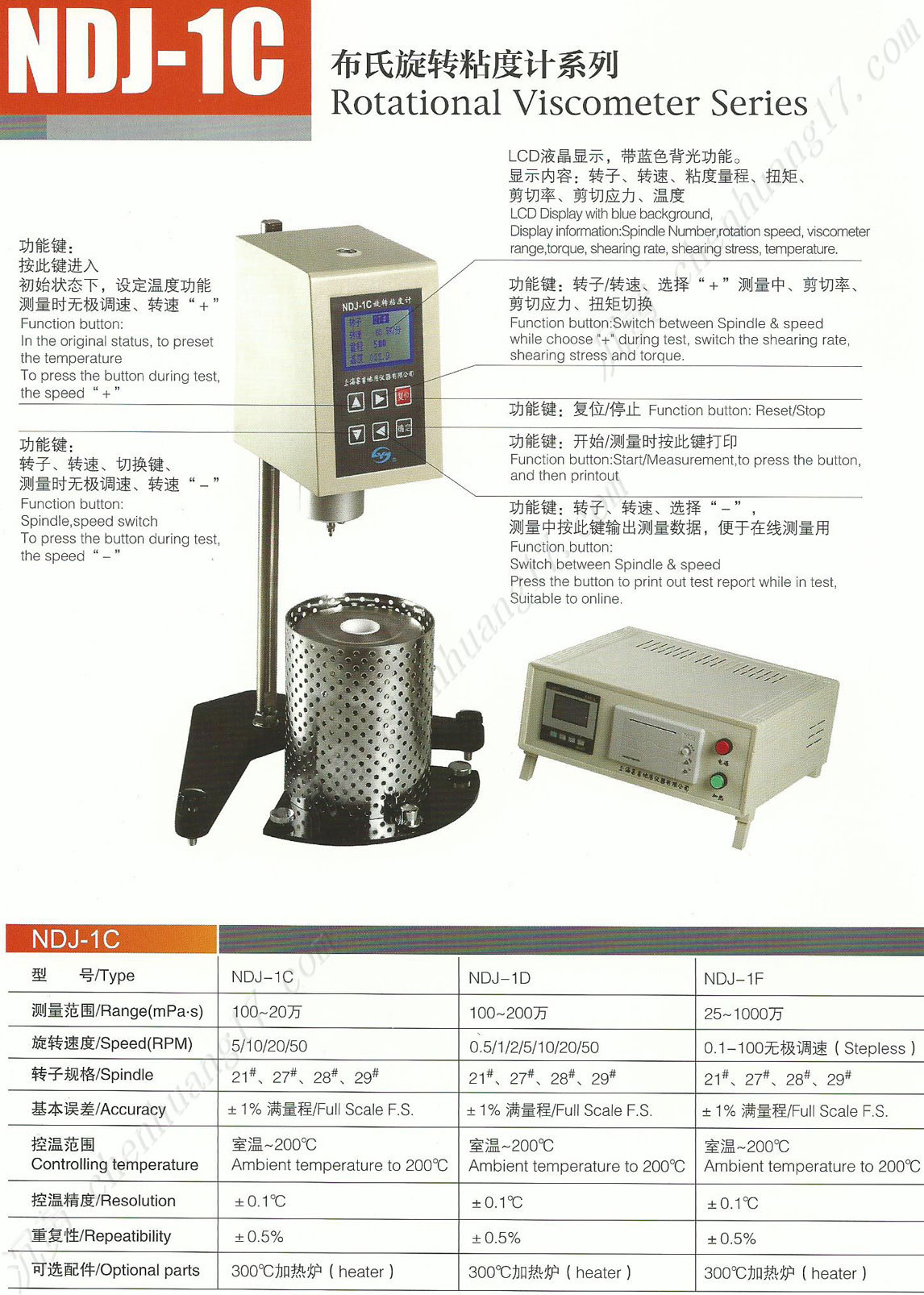 NDJ-1C规格参数