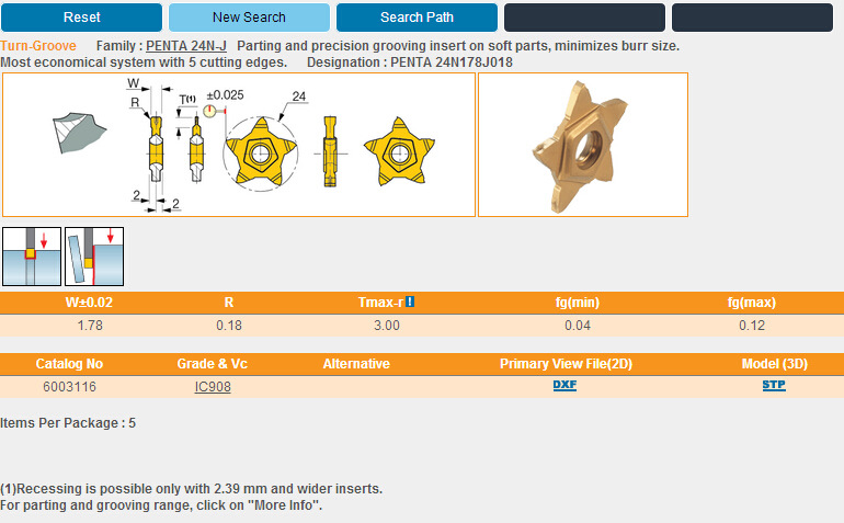 PENTA 24N178J018 IC908-参数