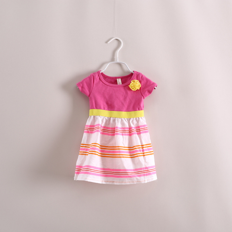 t021901 新品夏款 女童5色小裙 <em>外贸童装</em>批发 