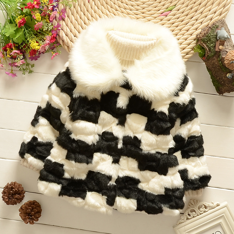 2014韩版新款 <em>童装</em>女童秋<em>冬款</em>毛领<em>加厚</em>毛<em>毛衣</em>