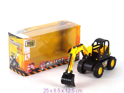 惯性工程车小挖机玩具工程车 玩具模型益智儿