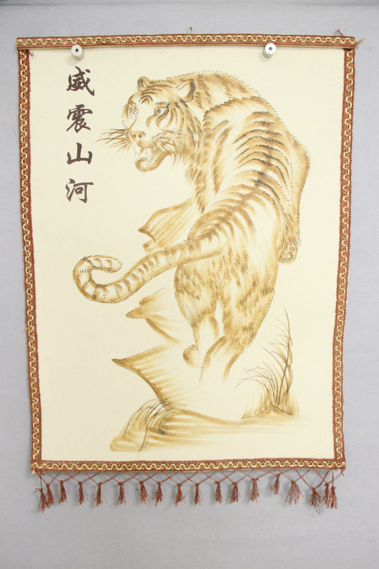 蒙古毡画烫画 纯手工制作挂画 民族特色 旅游纪念工艺品60*80cm