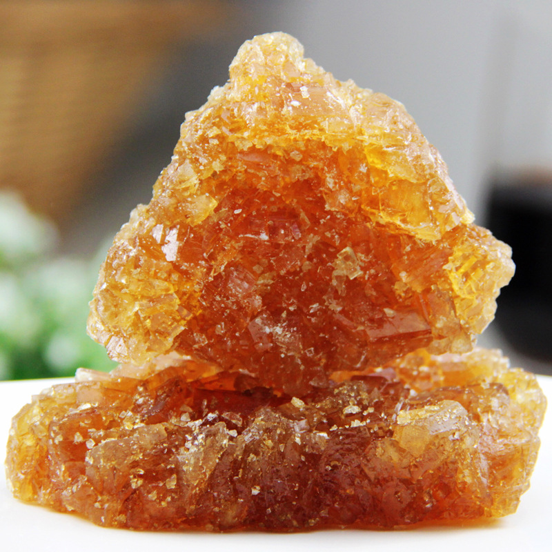 云南老红冰批发 古方黄冰糖手工多晶红冰糖1kg