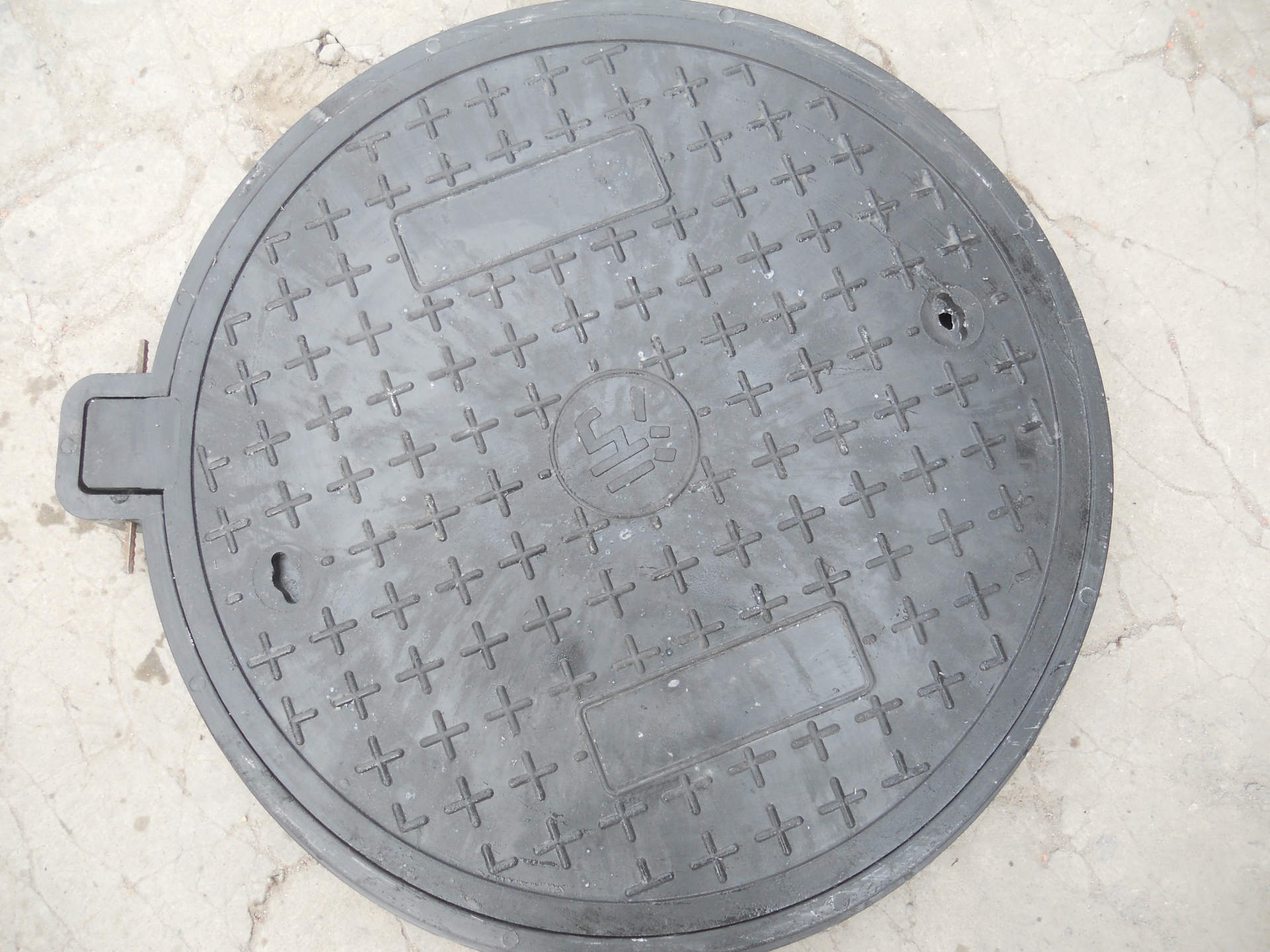 岳峰牌五防新型高分子复合树脂下水道沟盖板井