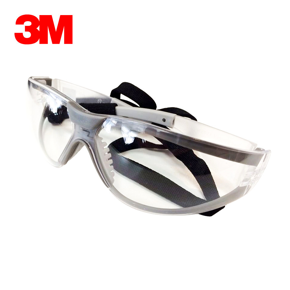 正品,3M,11394护目镜,时尚型,防护眼镜,安全眼镜,带绳男女骑行