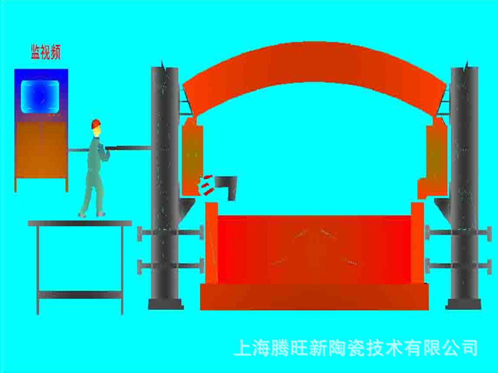 上窑炉挂钩砖陶瓷焊补