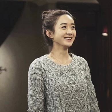 薛杉杉来了<em>赵丽颖同款毛衣外套</em>秋款韩版宽松圆