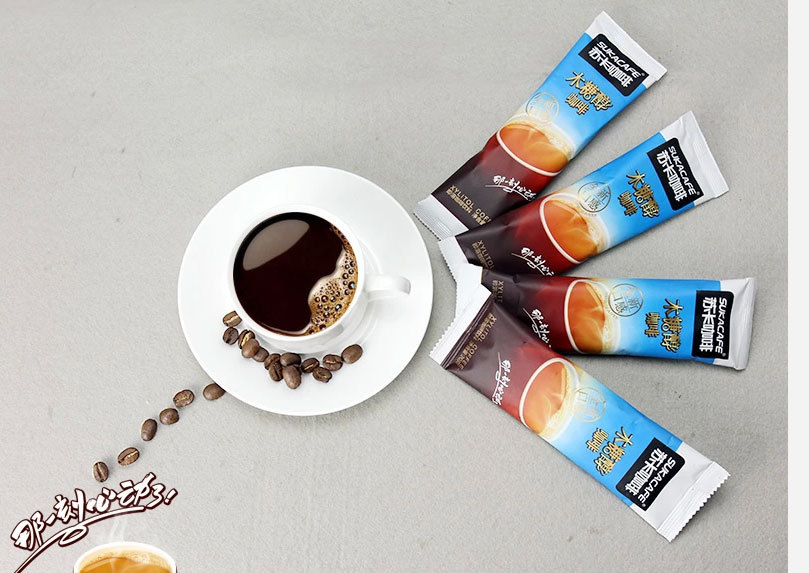 新加坡蘇卡咖啡 80g木糖醇咖啡 三合一速溶咖啡 低熱量無糖食品