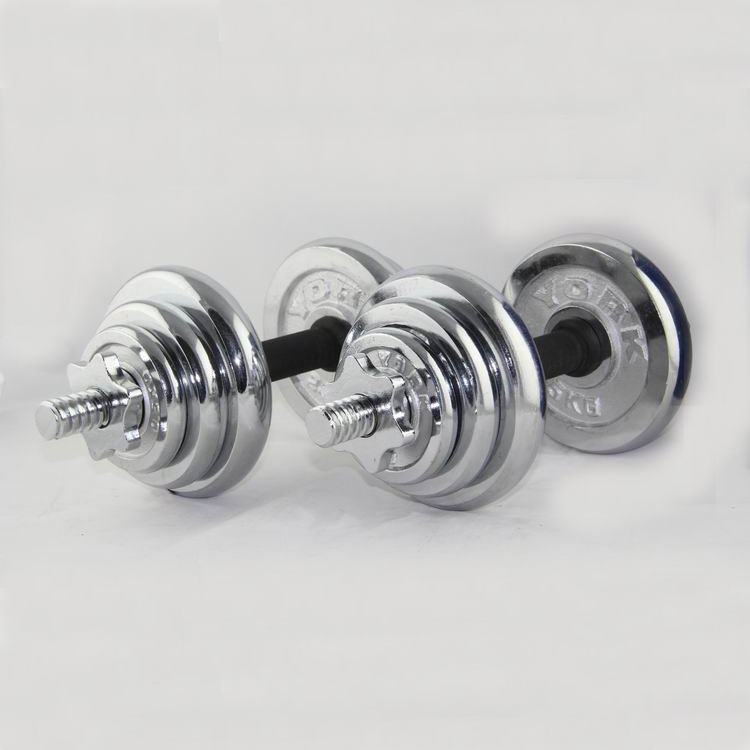 哑铃-健身 哑铃 电镀哑铃 20kg 铸铁电镀哑铃 2