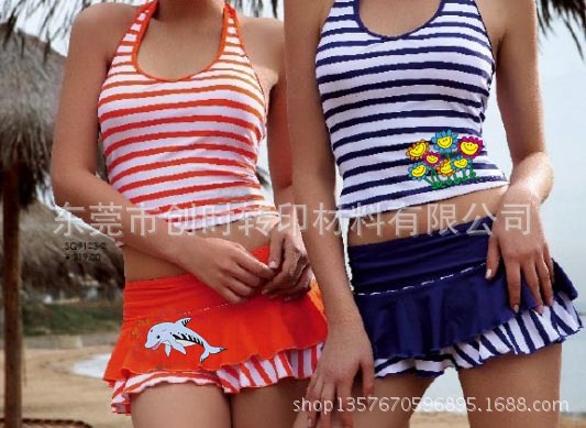 泳装热转印烫画