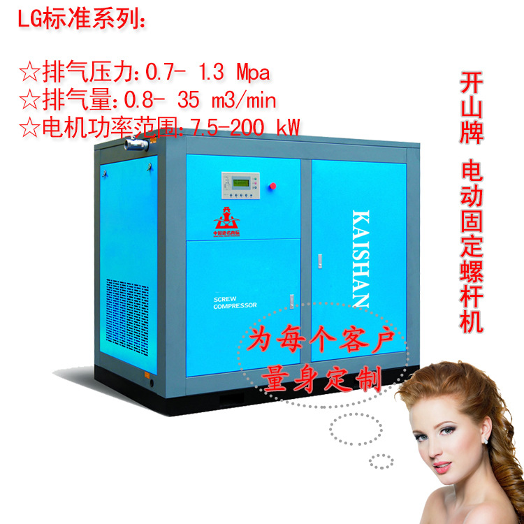LG系列电动固定螺杆空压机模特水印