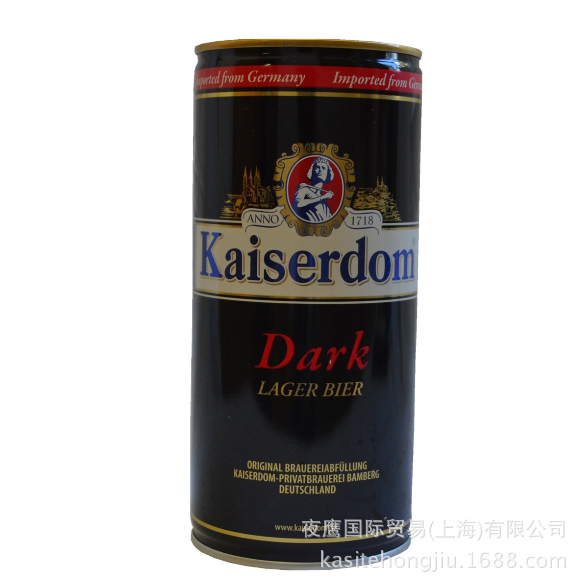 进口饮料德国啤酒 凯撒黑啤 1000ml