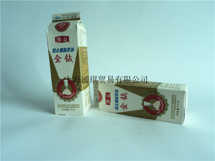 奶油-美国维益 金钻鲜奶油 植脂鲜奶油 1kg*12