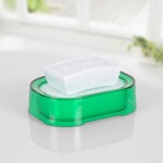 麦宝隆 高品质海绵皂盒 环保透明皂缸  MBL-0390