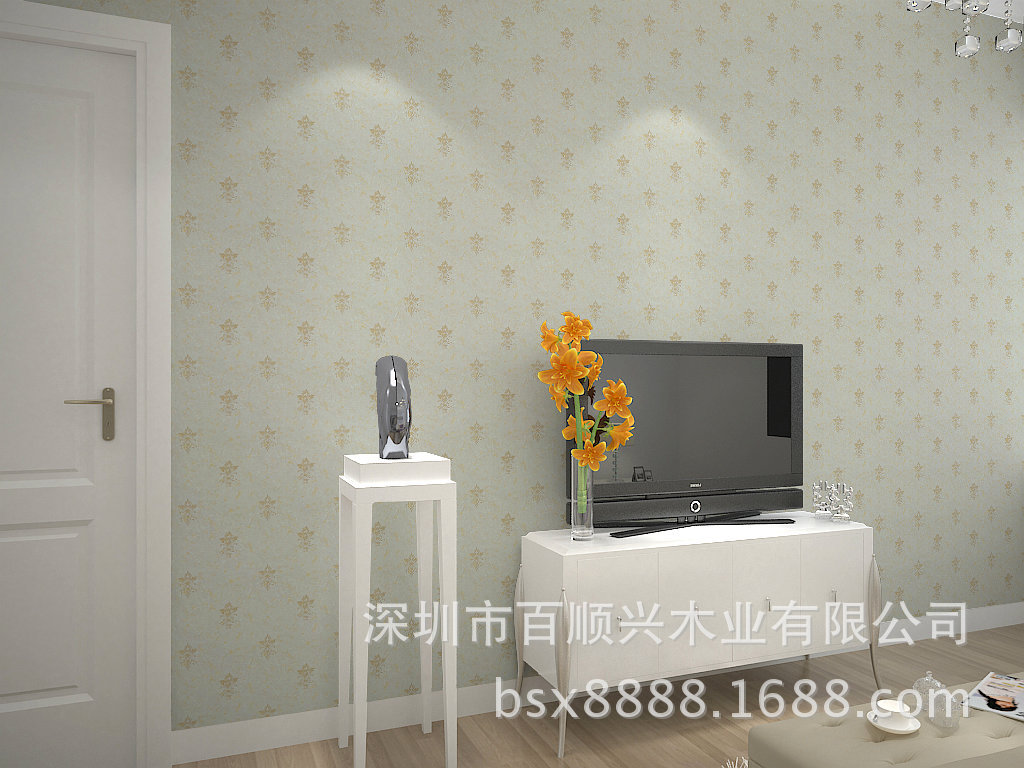 墙纸、壁纸-一卷代发 简约欧式壁纸 家装欧式满