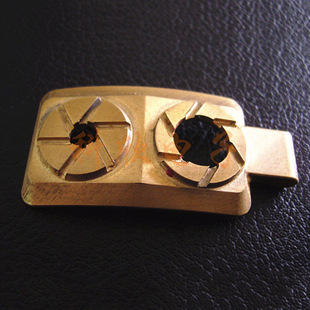 通用配件-可定制天马钻机压脚大小孔切换(铜)品