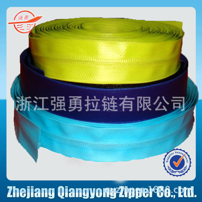 供应 5#<em>荧光</em>色<em>防水</em>拉链 水上<em>外套</em>拉链 水下衣服