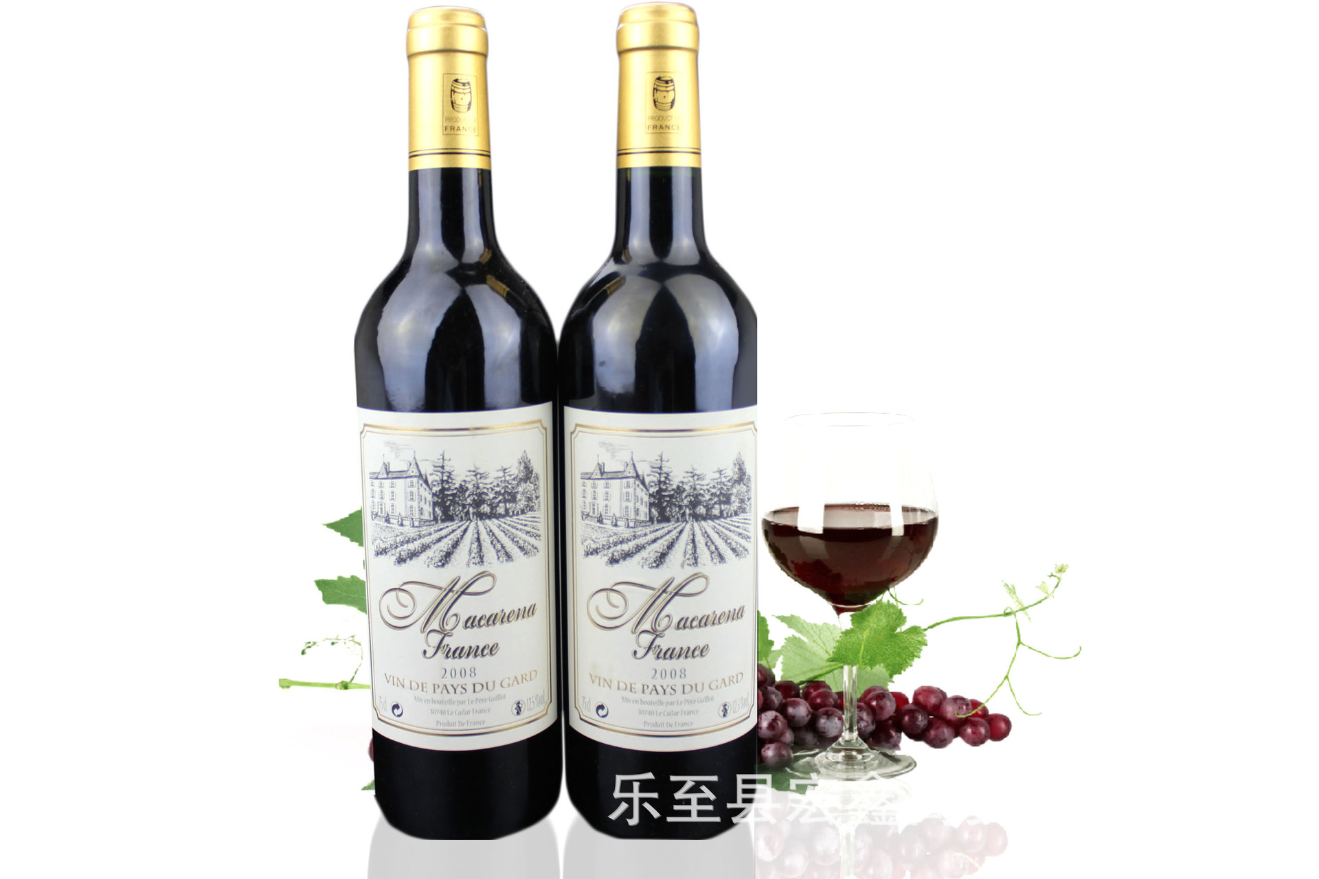 高卢·玛卡雷娜干红葡萄酒 法国特产 原装进口