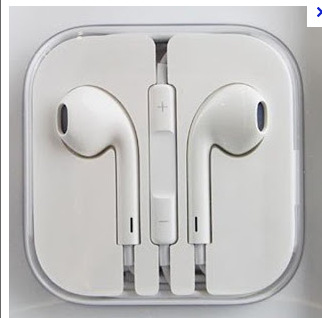 厂家直销批发苹果iphone5代耳机 入耳式 线控耳
