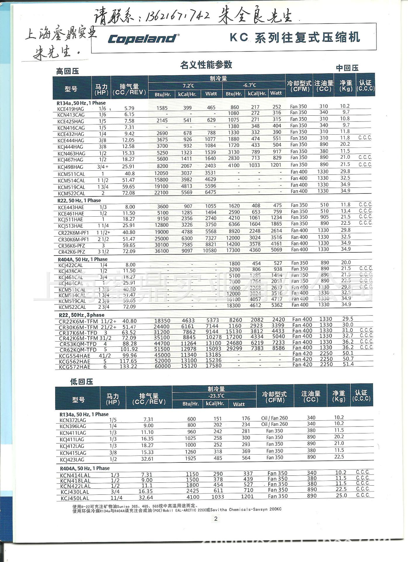 印度谷轮压缩机技术资料11