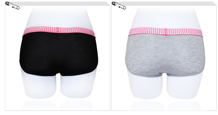 <em>女平角内裤</em> <em>莫代尔</em>内裤 透气舒适 <em>平角内裤</em> 中腰