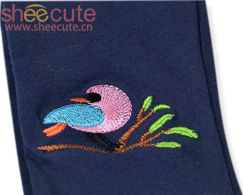 小鸟绣花-细节1