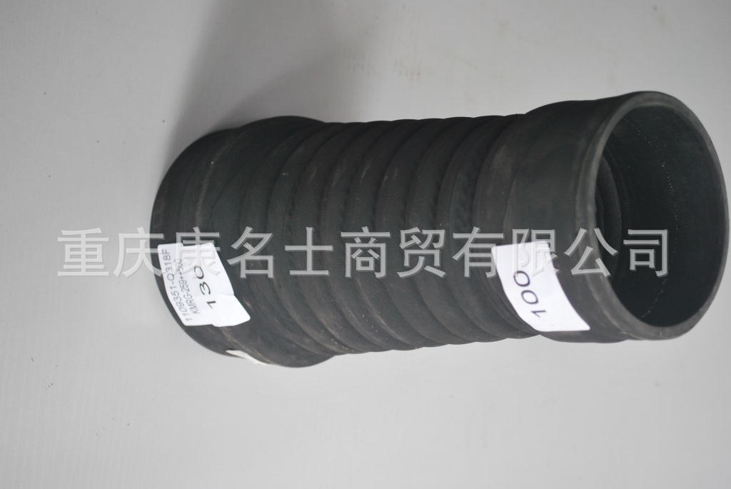硅胶暖风管KMRG-259++500-解放胶管1109351-Q318F-内径100变130X生产硅胶管-3
