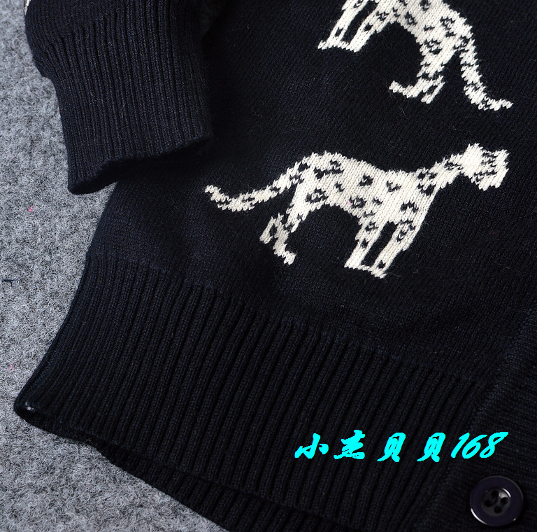 童<em>毛衣</em>-2014秋季新款 男童中童毛线衣 V领双层