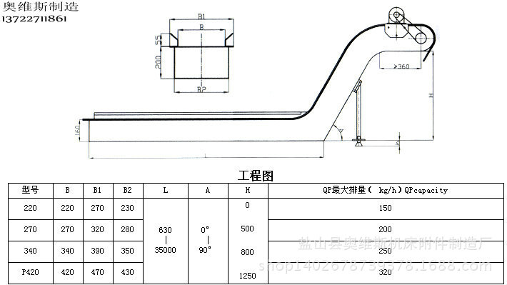 机床排屑机 体积小性能高  存有现货发货及时  天津 上海 重庆