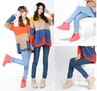 雪地靴-冬季雪地靴冬天短靴女<em>靴子少女初中</em>高